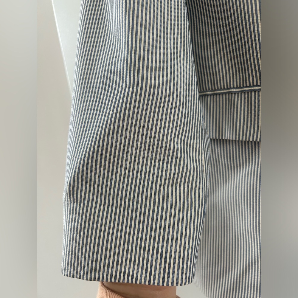 Lauren Ralph Lauren Grey Pin Striped Blazer Suit Jacket Mens 39R - Picture 4 of 9